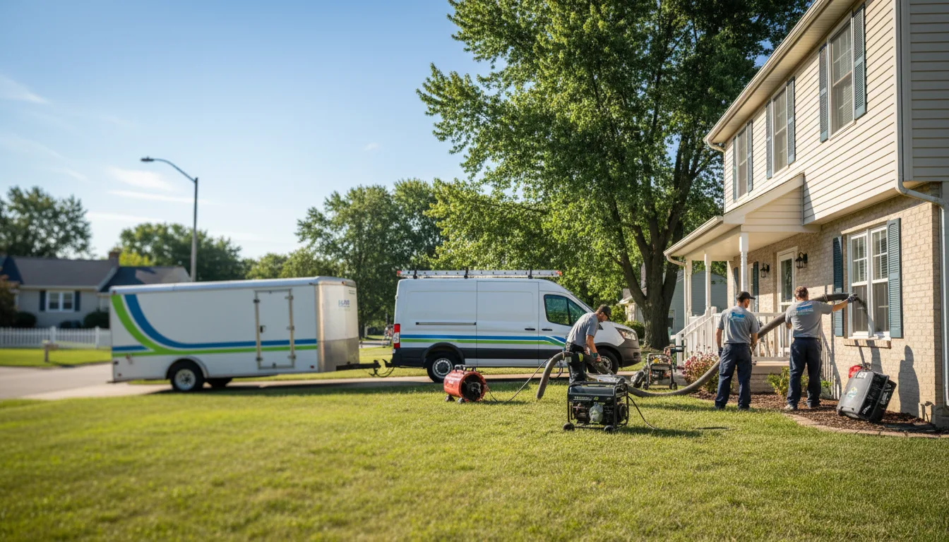 Flooded Basement Restoration And Cleanup With Repair in Ionia, IA near me